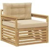 Lauko sofa Poliesteris Balta