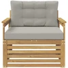 Lauko sofa Poliesteris Balta