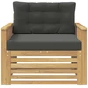 Lauko sofa Poliesteris Balta
