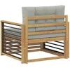 Lauko sofa Poliesteris Balta