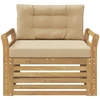 Lauko sofa Poliesteris Balta