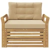Lauko sofa Poliesteris Balta