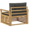 Lauko sofa Poliesteris Balta