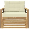 Lauko sofa Poliesteris Balta