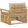 Lauko sofa Poliesteris Balta