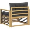 Lauko sofa Poliesteris Balta