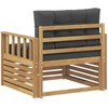Lauko sofa Poliesteris Balta
