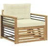 Lauko sofa Poliesteris Balta