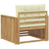 Lauko sofa Poliesteris Balta