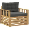 Lauko sofa Poliesteris Balta