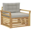 Lauko sofa Poliesteris Balta