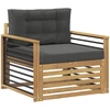 Lauko sofa Poliesteris Balta
