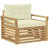Lauko sofa Poliesteris Balta