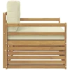 Lauko sofa Poliesteris Balta