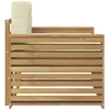 Lauko sofa Poliesteris Balta