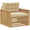 Lauko sofa Poliesteris Balta