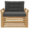 Lauko sofa Poliesteris Balta
