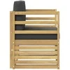 Lauko sofa Poliesteris Balta ir antracito