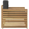 Lauko sofa Poliesteris Balta ir antracito