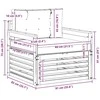 Lauko sofa Poliesteris Balta ir antracito