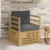 Lauko sofa Poliesteris Balta ir antracito