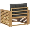 Lauko sofa Poliesteris Balta ir antracito