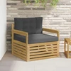 Lauko sofa Poliesteris Balta ir antracito