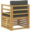 Lauko sofa Poliesteris Balta ir antracito