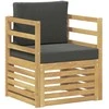 Lauko sofa Poliesteris Balta ir antracito