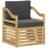 Lauko sofa Poliesteris Balta ir antracito
