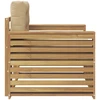 Lauko sofa Poliesteris Balta ir kreminė