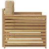 Lauko sofa Poliesteris Balta ir kreminė