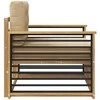 Lauko sofa Poliesteris Balta ir smėlio