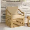 Lauko sofa Poliesteris Balta ir smėlio