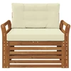 Lauko sofa Tvirta akacijos mediena ir poliesteris