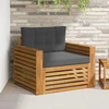 Lauko sofa Tvirta akacijos mediena ir poliesteris