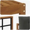 Lauko sofos komplektas 10 pcs Natūralus ir antracitas