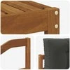Lauko sofos komplektas 10 pcs Natūralus ir antracitas
