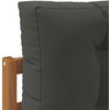 Lauko sofos komplektas 10 pcs Natūralus ir antracitas