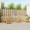Lauko sofos komplektas 11 pcs Balta ir kreminė 59 x 59 x 37 cm