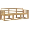 Lauko sofos komplektas 3 pcs Balta 189,5 x 63 x 73 cm