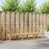 Lauko sofos komplektas 3 pcs Balta 245,5 x 83 x 73 cm