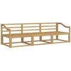 Lauko sofos komplektas 3 pcs Balta 245,5 x 83 x 73 cm