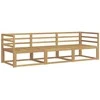 Lauko sofos komplektas 3 pcs Balta 245,5 x 83 x 73 cm