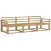 Lauko sofos komplektas 3 pcs Balta 254 x 83 x 73 cm