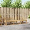 Lauko sofos komplektas 3 pcs Balta 254 x 83 x 73 cm