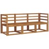 Lauko sofos komplektas 3 pcs Natūrali