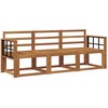 Lauko sofos komplektas 3 pcs Natūrali