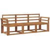 Lauko sofos komplektas 3 pcs Natūrali