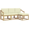 Lauko sofos komplektas 4 pcs